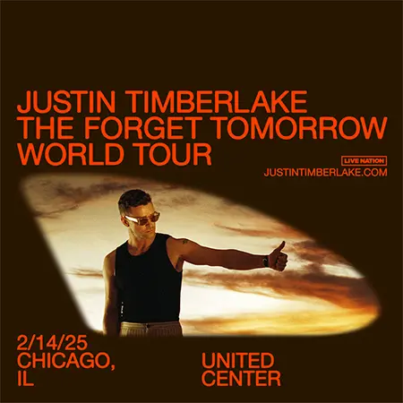 Justin Timberlake The Forget Tomorrow World Tour United Center 1901 W Madison St Chicago IL 60612